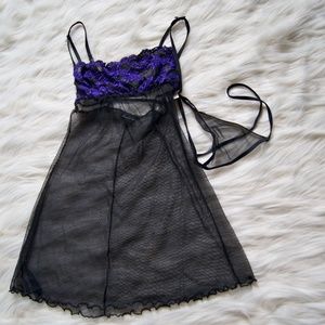 Frederick's OF HOLLYWOOD CHEMISE BABY DOLL Small